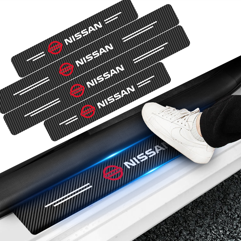 Crepe Pan Carbon - Naklejki ochronne na progi drzwi samochodowych