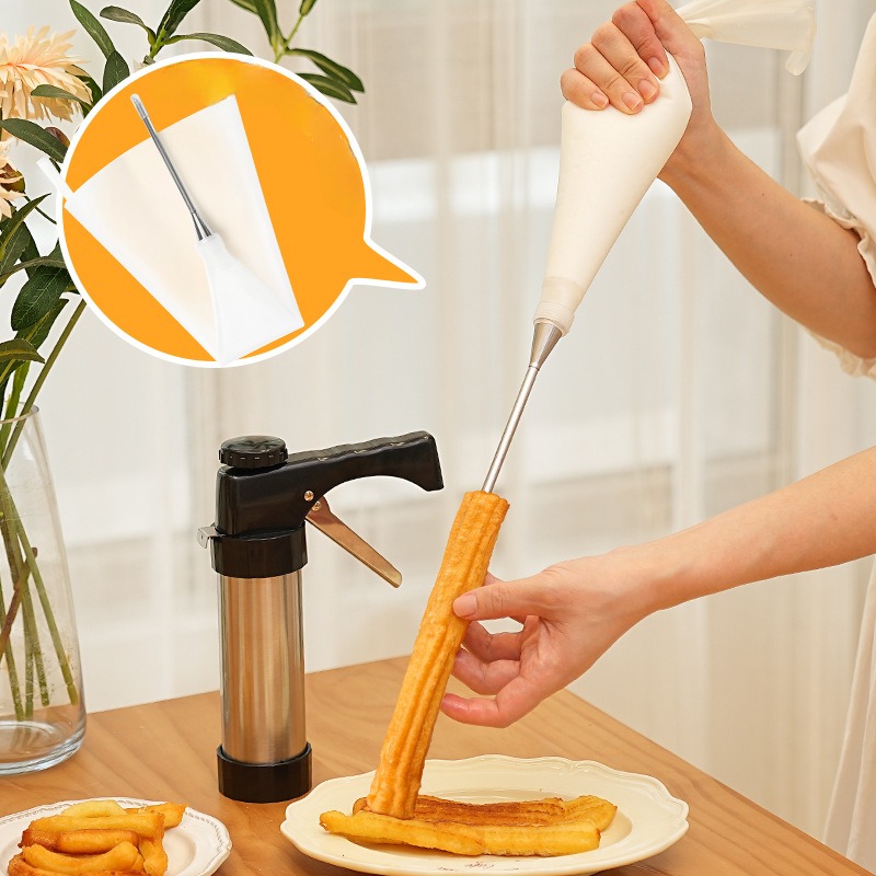 Ręczny ekstruder do churros, z – Churros Maker Gun recenzja i cena