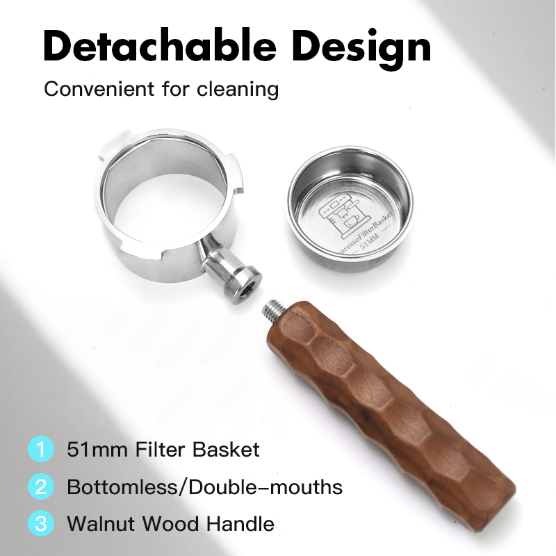 51mm Bezspodowy Portafilter do – Delonghi Espresso Magnifica recenzja i cena