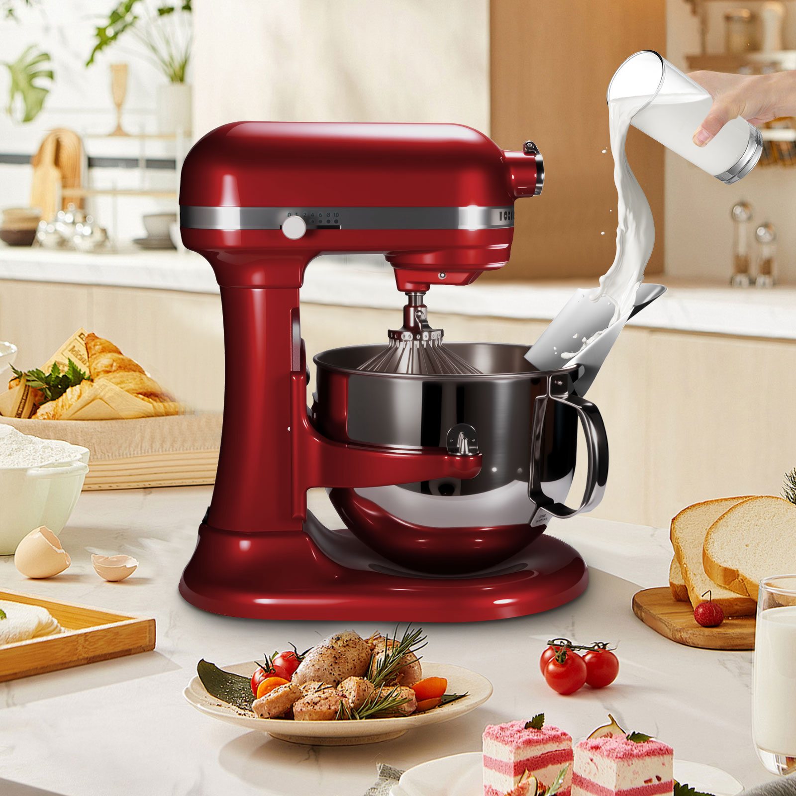 1 szt. Osłona przeciwbryzgowa  – Kitchenaid Mixer Hand Mixer recenzja i cena
